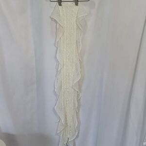 5/$30 NWT Acrylic Knit Frill Trim Cream